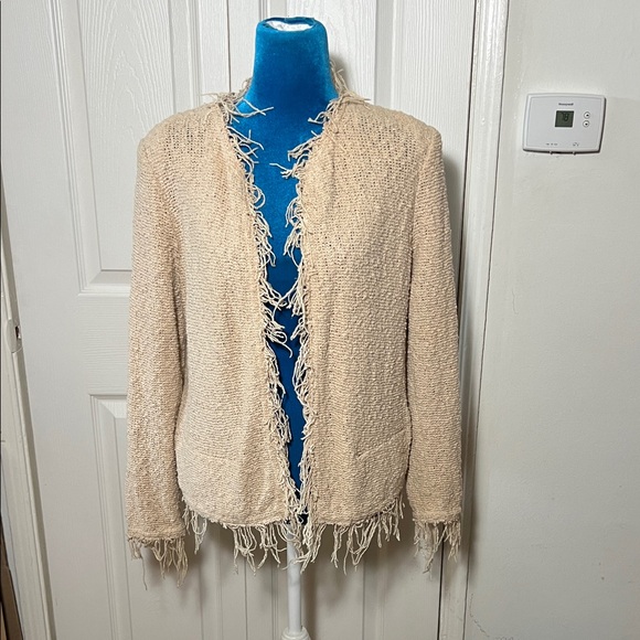 IRO Cotton Fringe Blazer Women’s 38 US 6 - Picture 1 of 7
